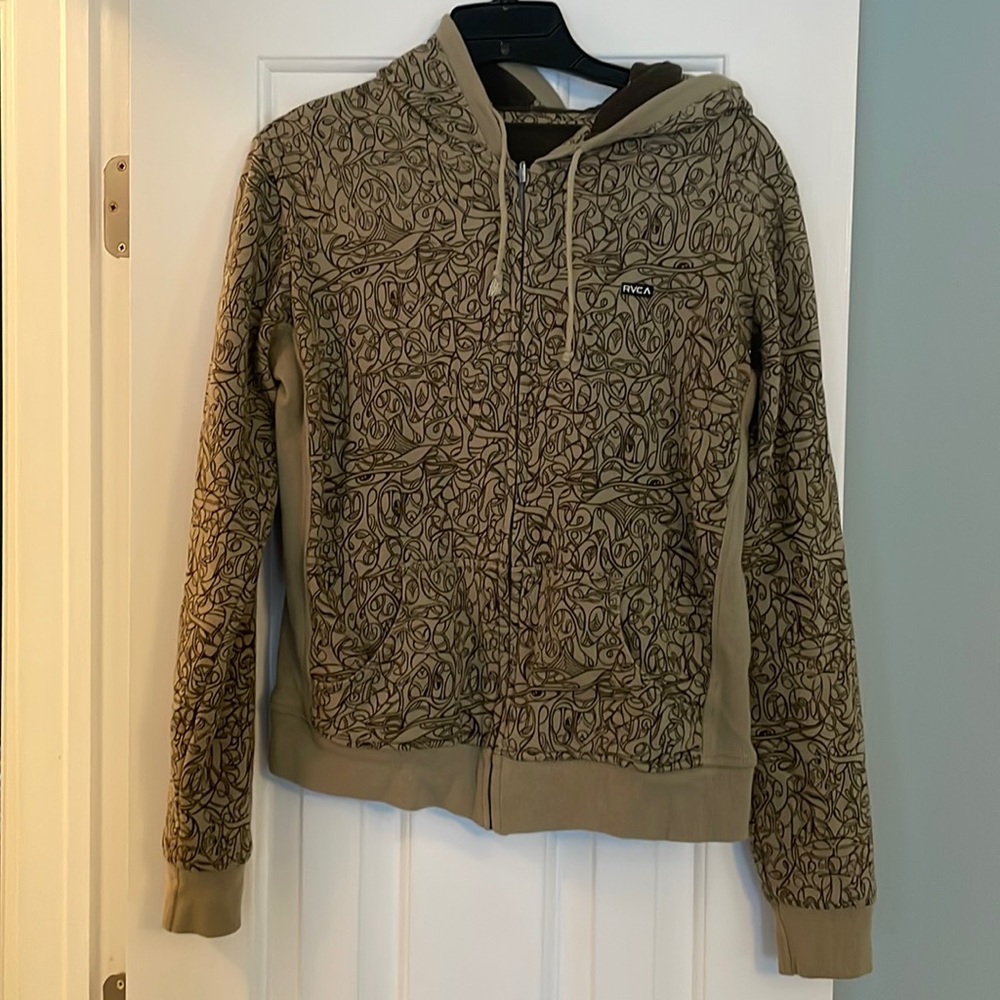 RVCA Reversible Hoodie size M